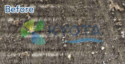 エアコン内部に溜まったカビやホコリ